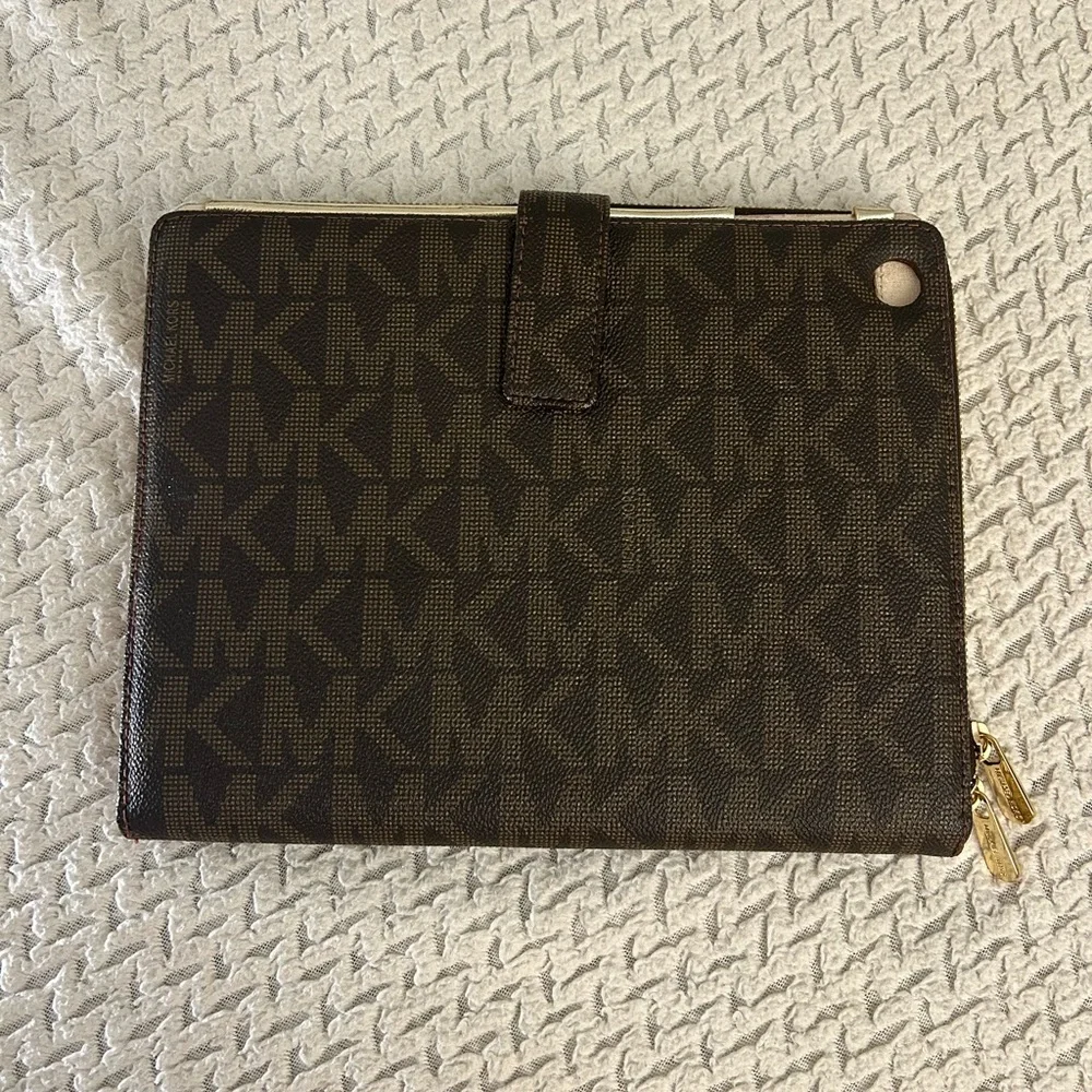 Michael Kors Monogram Tablet Case and Organizer